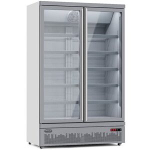 Upright DOUBLE DOOR FREEZER FULL CLASS
فريزر تجميد عرض اثنين باب زجاج كامل قياس 1.25