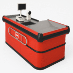 طاولة محاسبة كاشير للسوبرماركت قياس 1.8